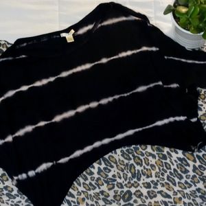 🛍 NWOT Cropped Tie Dye Lounge T-Shirt M